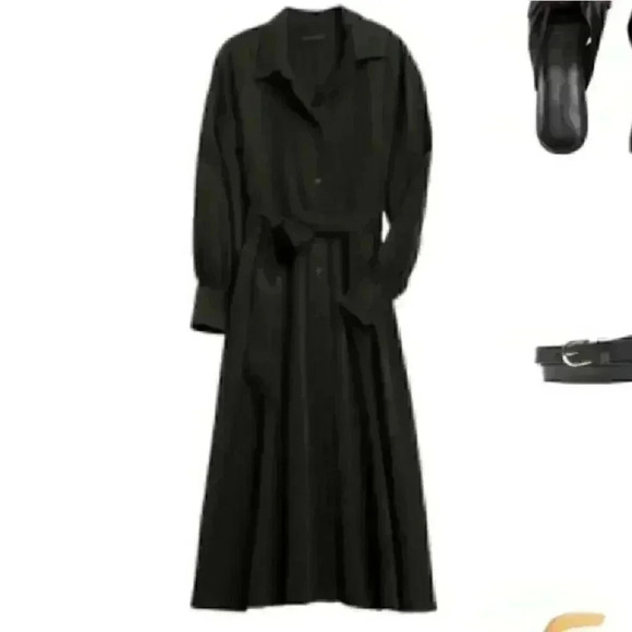 Banana Republic Tencel Fitted Shirtdress - Picture 9 of 16